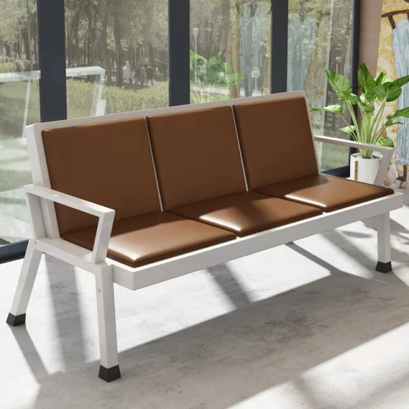 Airport Church School Hospital Station Auditorium Metal Furniture Steel Waiting Bench Outdoor Chair