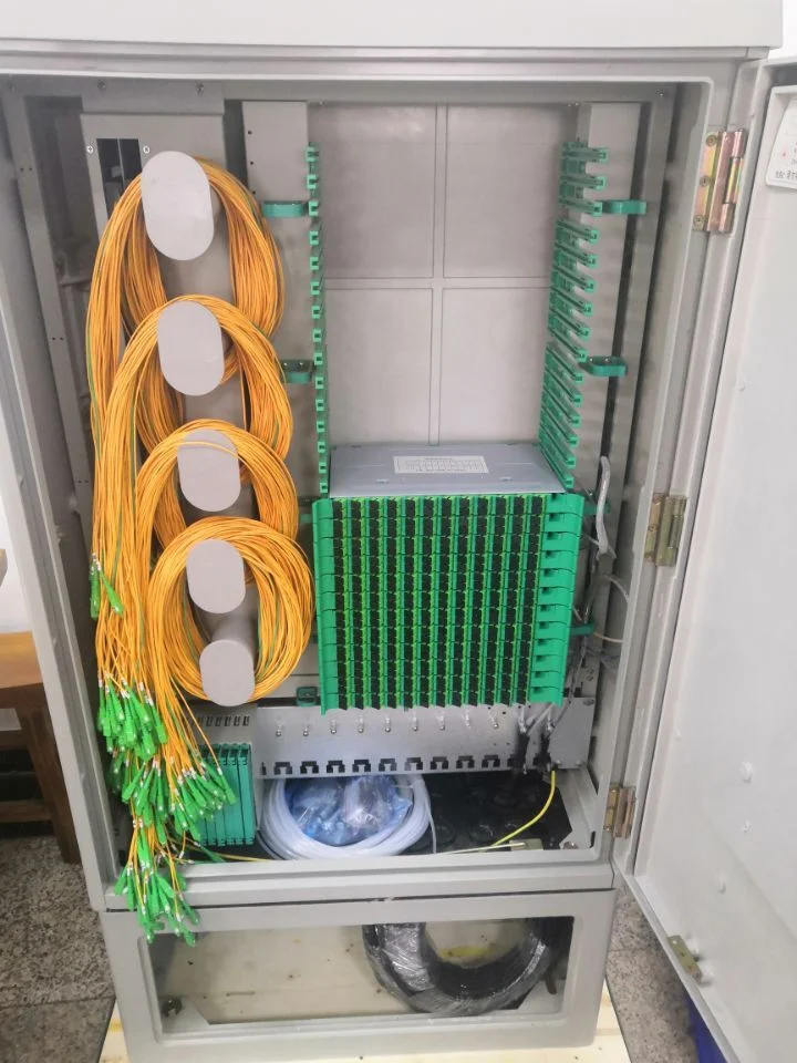 Fiber Optic Cross Connet Cabinet Outdoor FTTH Network Distribution Cabinet