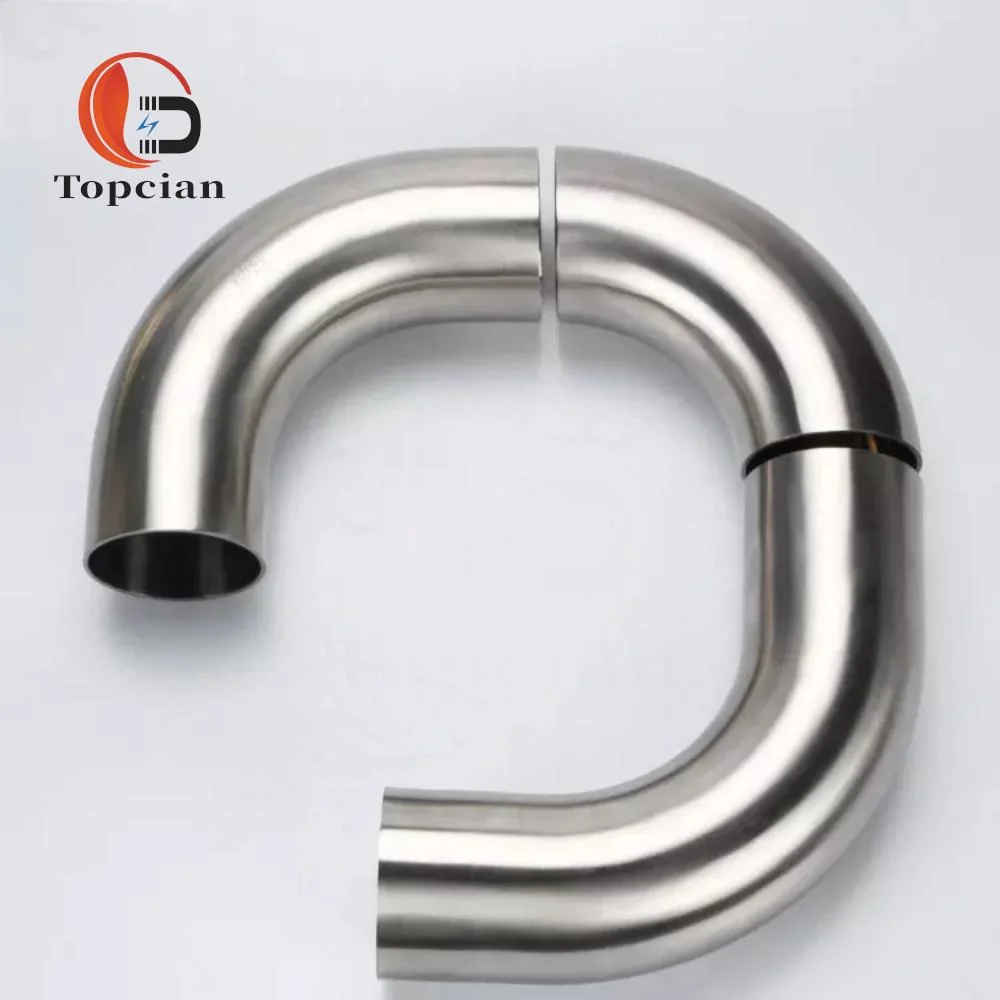 SS304 1" Stainless Steel Dairy Pipe Fitting 90 Degree Elbow Weld Short Bend