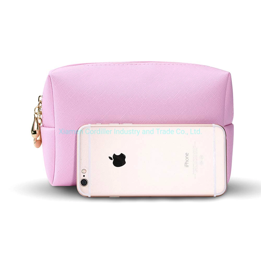 Hot Sale Fashion High quality/High cost performance  Factory Custom Women Makeup Bag Ladies Waterproof PU Leather Cosmetic Bag