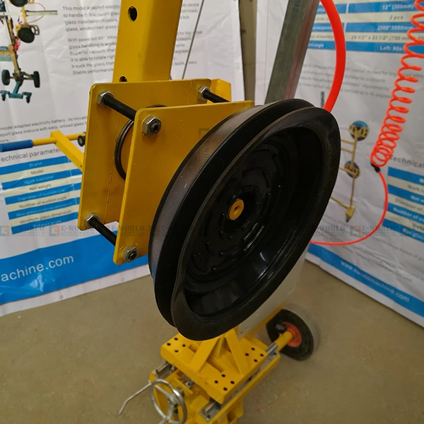 Automatic Electrical Vacuum Sucker Curved Glass Lifting Equipment