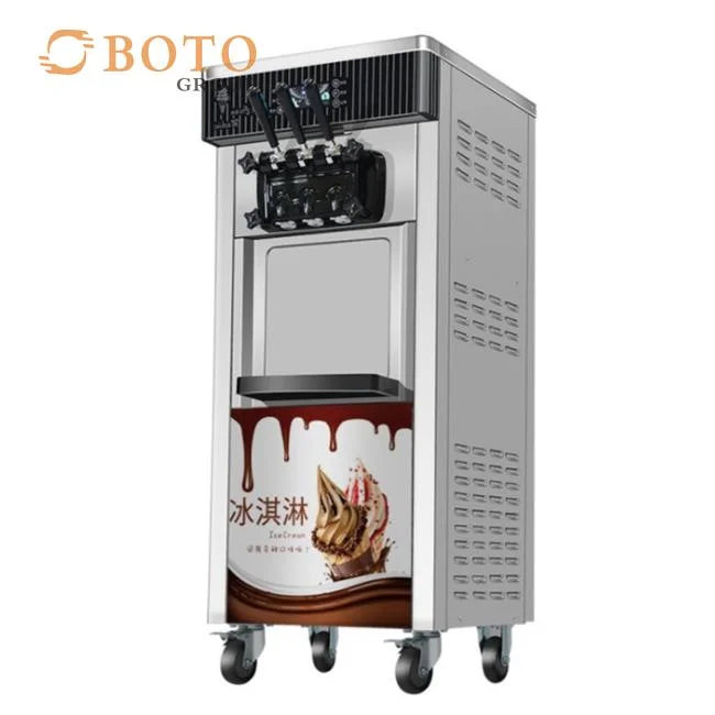 Bricolaje hogar Máquinas de helado de frutas de acero inoxidable Heladero Helado máquina