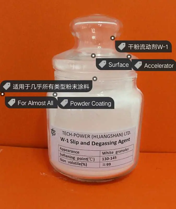 Hot Sale Chemical Additives Wetting Agent W-1 for Melt Powder Coatings to Degas Degassbubbles