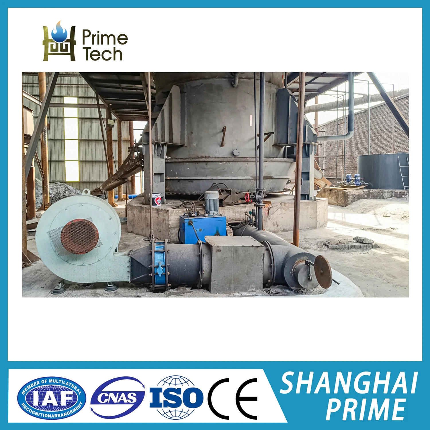 Efficient Hot Gas Generation Fully Automatic Frame-Type Gasifier with Dual-Bell Coal Charger