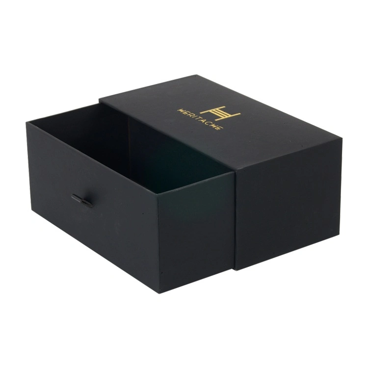 Colorful Stand-up Gift/ Cosmetic/ Jewelry Storage and Packaging Paper Case Box with Drawers