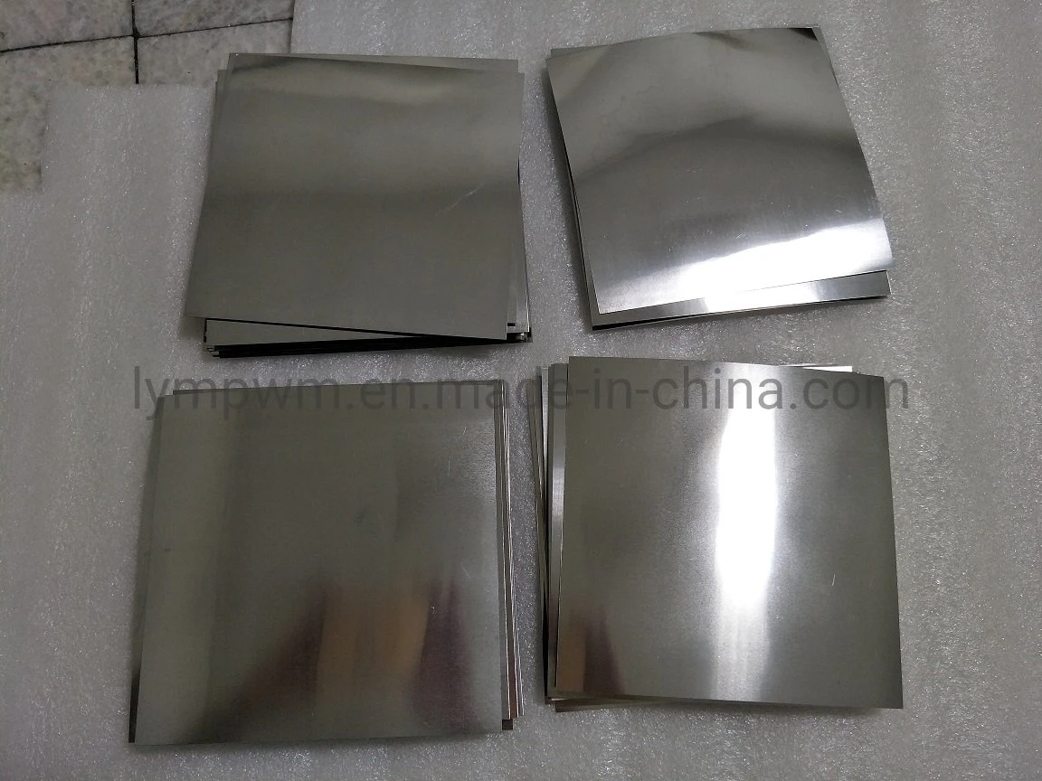 Molybdenum Sheet Cross Rolling Molybdenum Sheet for Deep Drawing