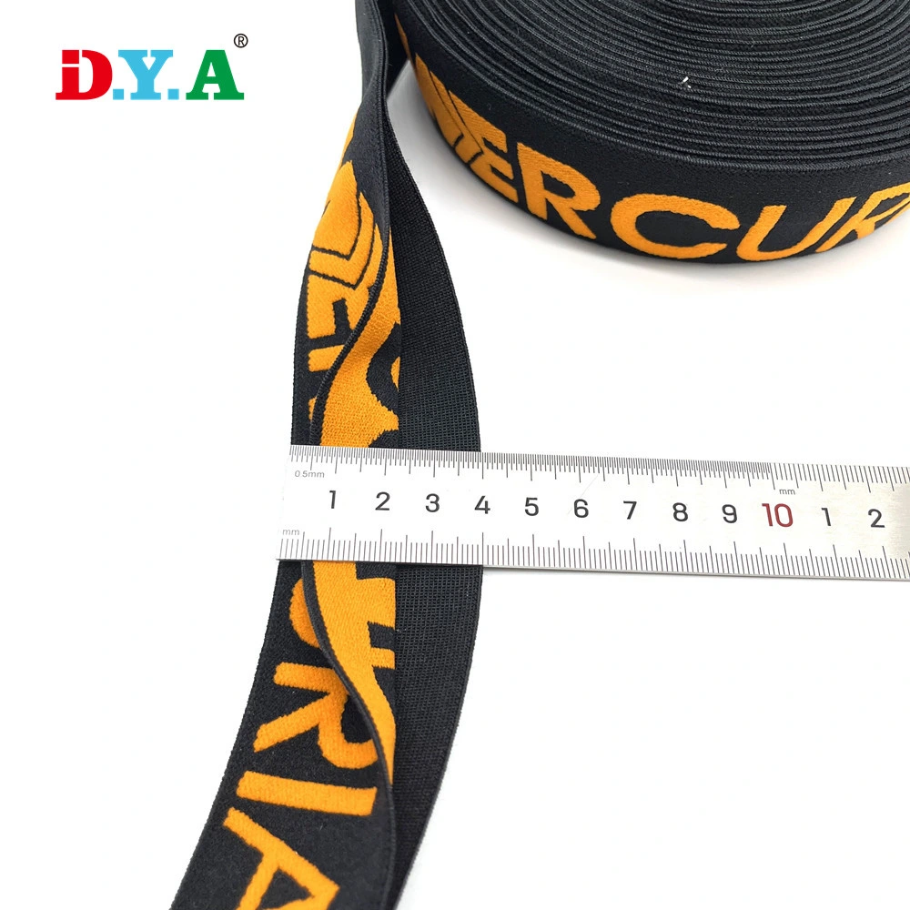 Factory Wholesale/Supplier 4cm Y-Type Open Side Custom Jacquard Elastic Band Double-Sided Velvet Elastic Pants Belt