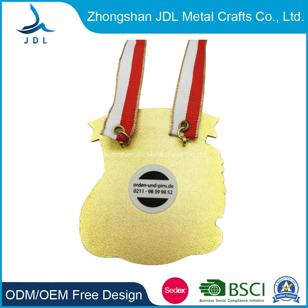 High quality/High cost performance Custom Metal Enamel Souvenir Award Medal for Gift China Custom Enamel Half Marathon Running Medal for Sports Events (363)