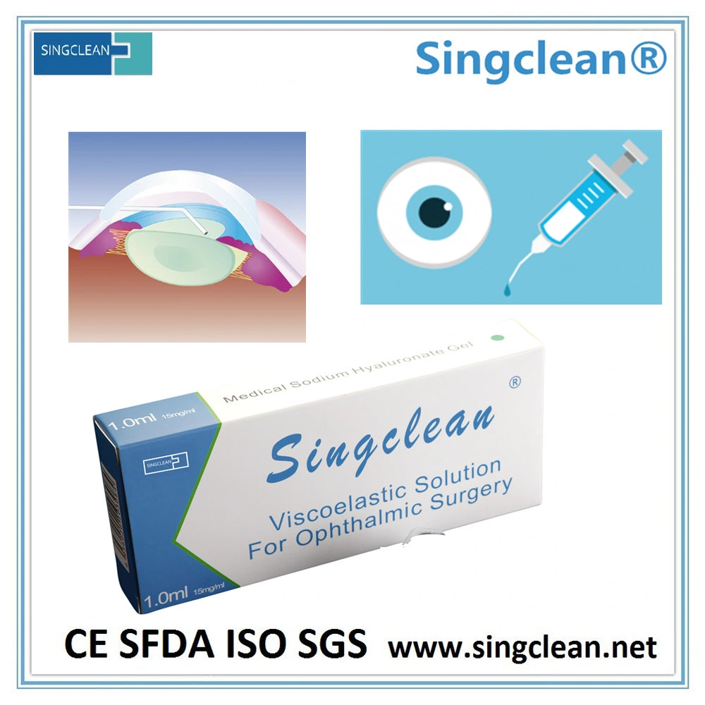 Singclean Ce la solución oftálmica de Hialuronato de Sodio