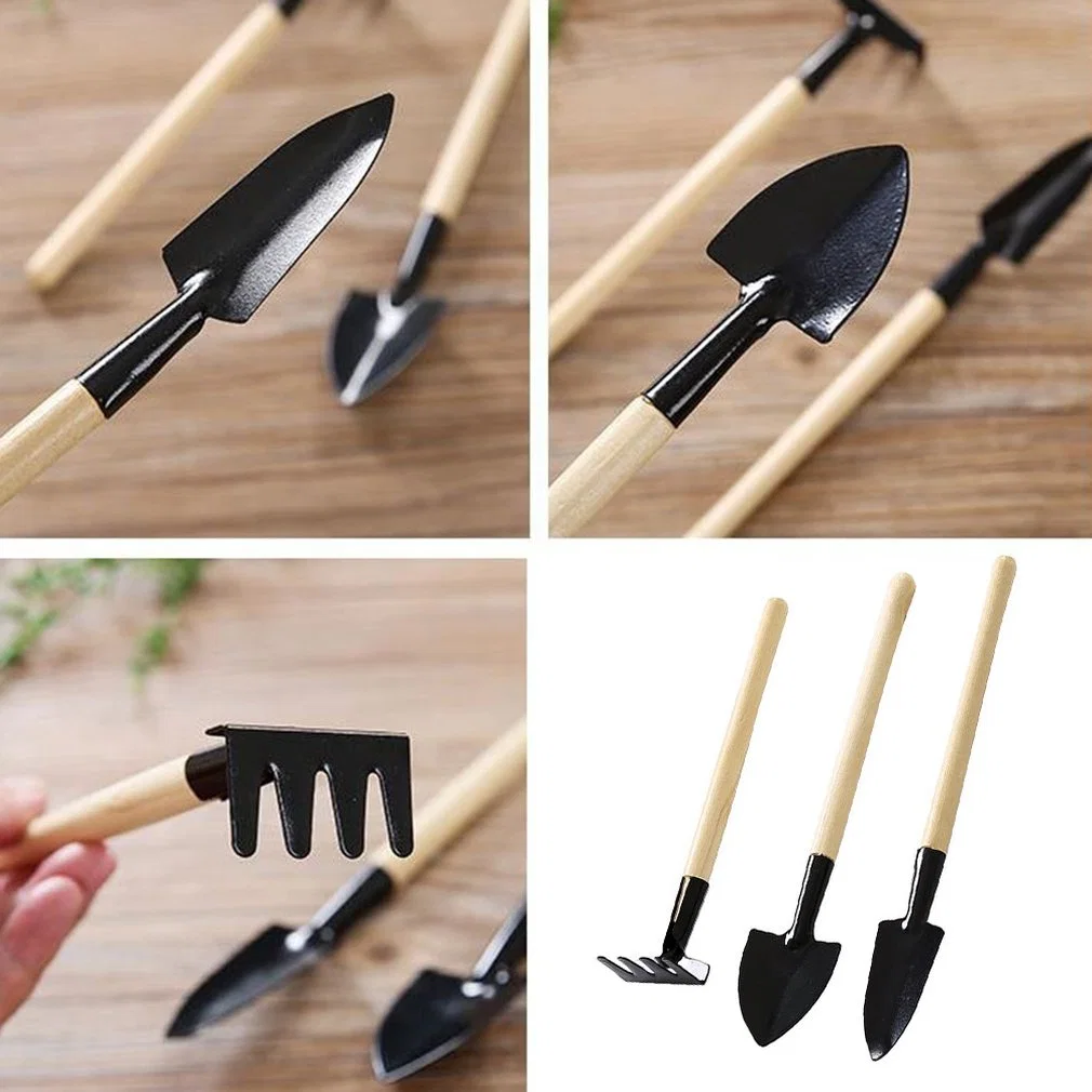 Garden Tool Set for Digging Weeding Loosening Soil Aerating Transplanting