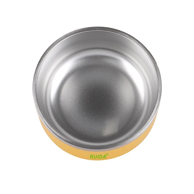 Grossista Duplo Wall isolado Thermal Pet Bowl cão alimentador gato