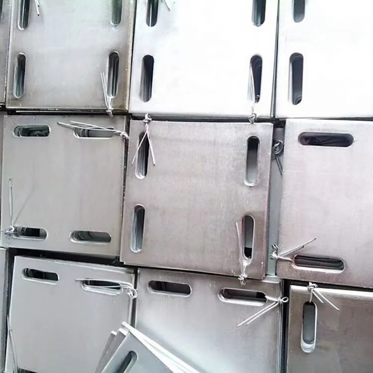 Cold Galvanized Embedded Parts/Embedded Steel Plates/Galvanized Iron Plates/Curtain Wall Fittings/Engineering Curtain Walls Shall Be Welded with 6, 8 and 10