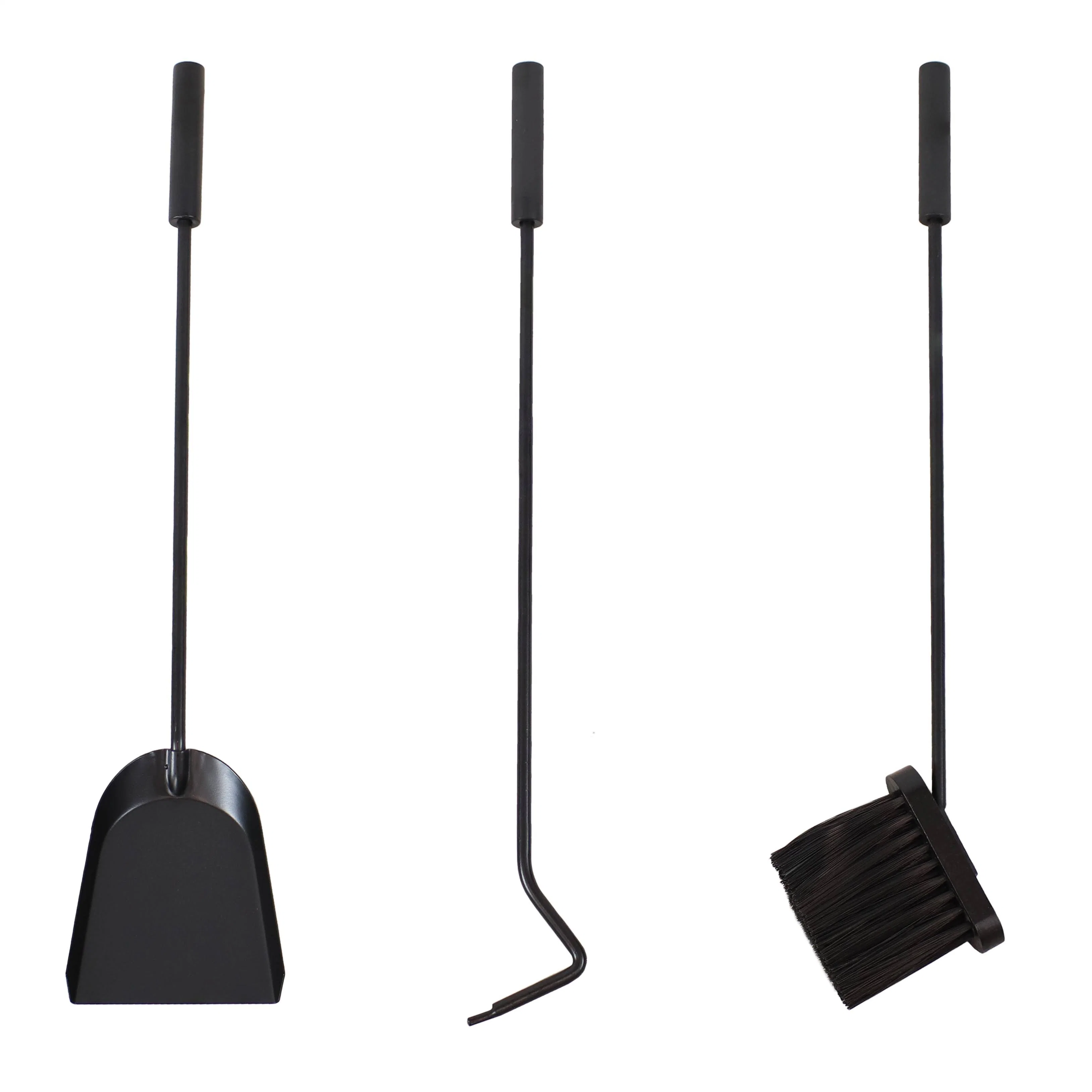 Kamin Werkzeug-Sets Shovel Poker Pinsel Schmiedeeisen Kamin-Kit Stellt Halter Für Innenräume Ein