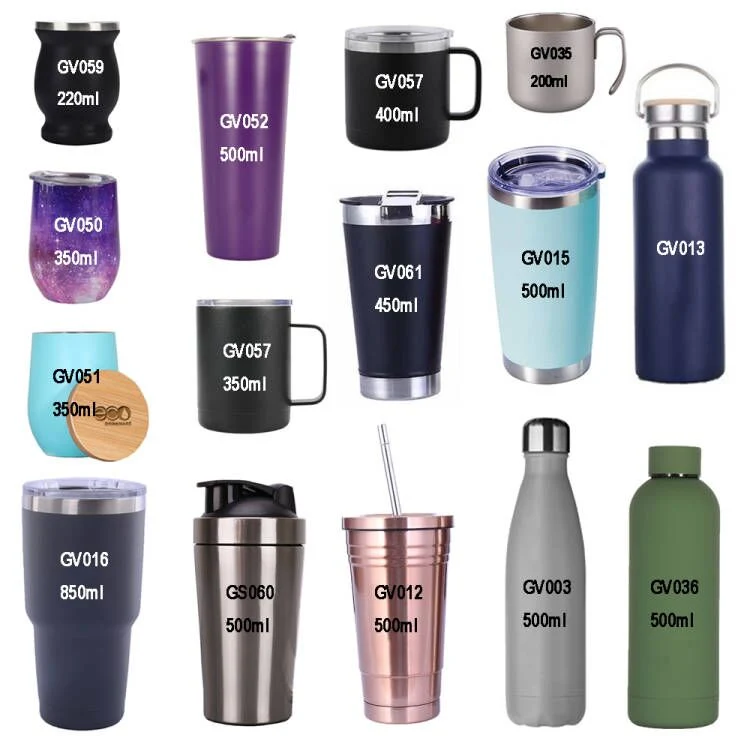 Gv036 Klean Kanteen Hydro Flask500ml 750ml China Großhandelskamffee Becher Stainless Trinkflasche Vakuum-Flasche Edelstahl Thermosflasche