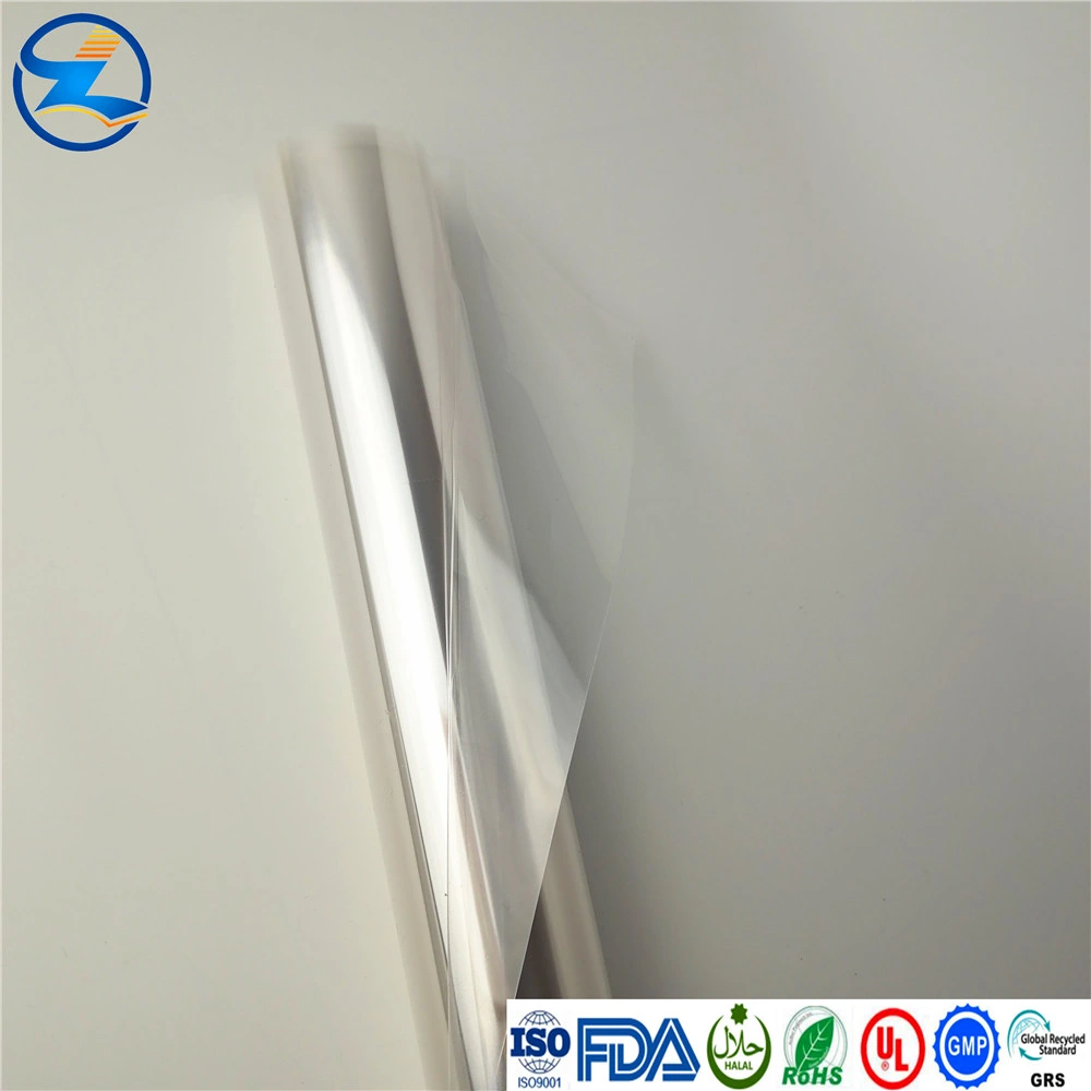 Película de PVC transparente China Guangzhou Stretch film de PVC rígido haciendo caja, el embalaje a prueba de humedad-1.550,5 m y 0,03 mm-0.3mm