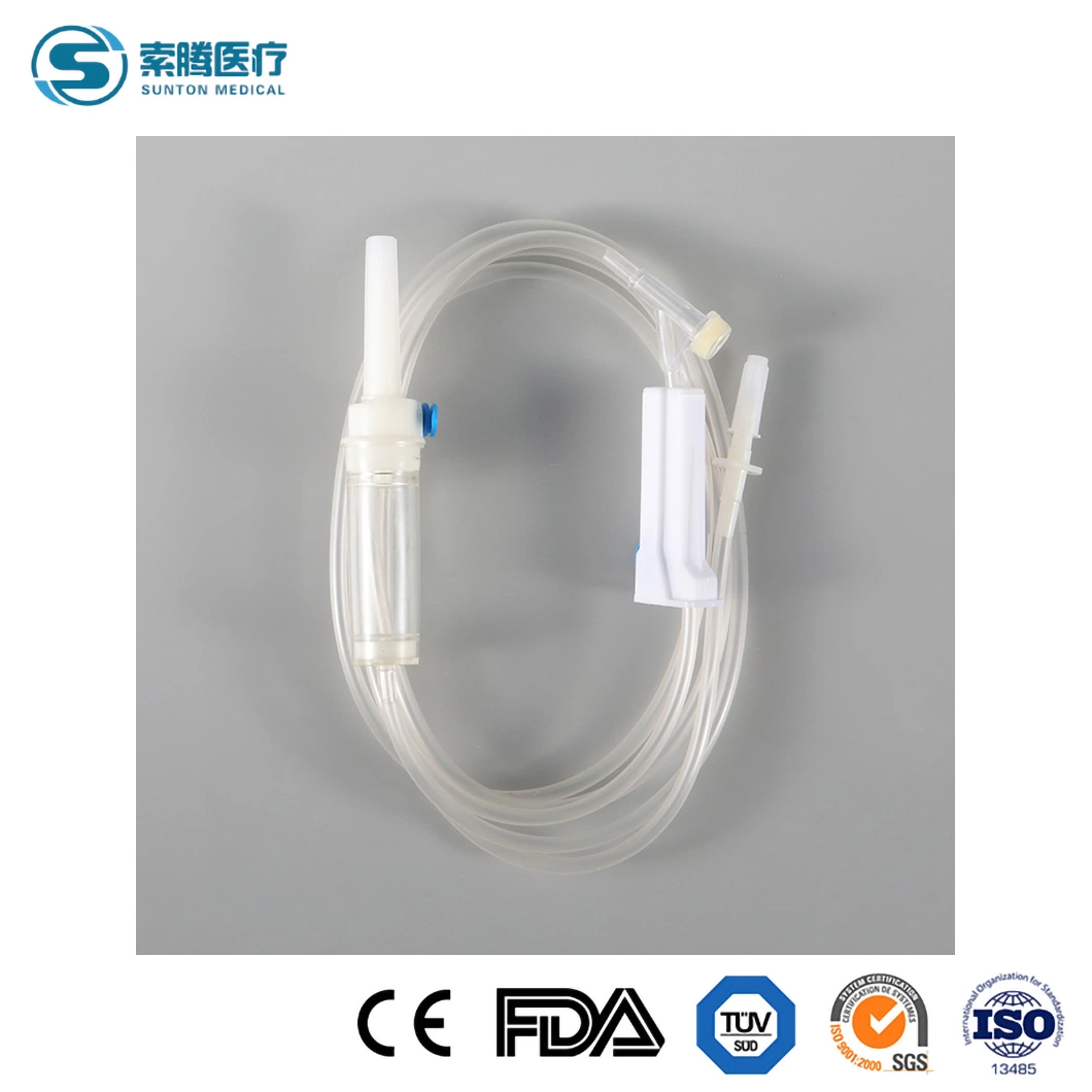 Sistema de infusión de bomba de jeringa Sunton sistema de infusión desechable de China fábrica Sangre de mariposa muestra recogida aguja Salina única sistema de infusión con Conjunto de venas del cuero cabelludo