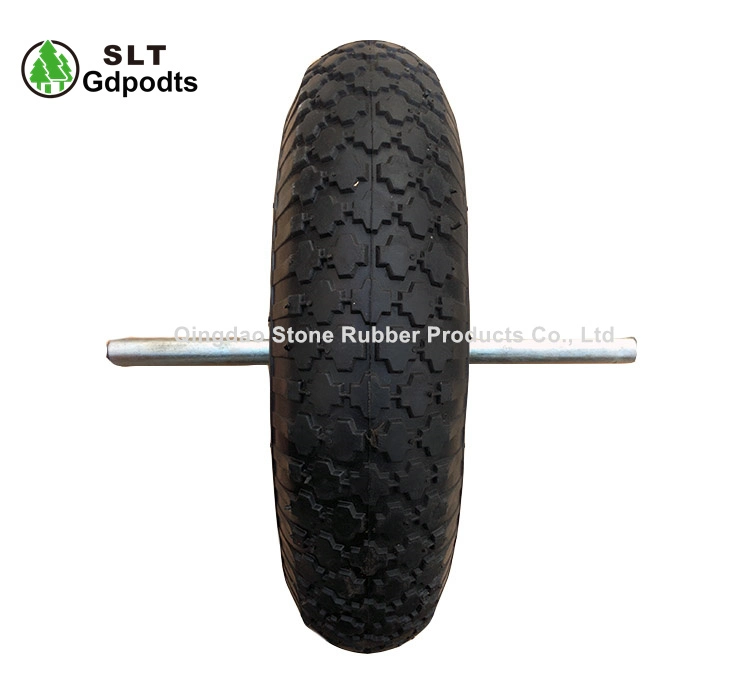 Tyre and Tube 4.80/4.00-8 Pneumatic Wheel with Axle