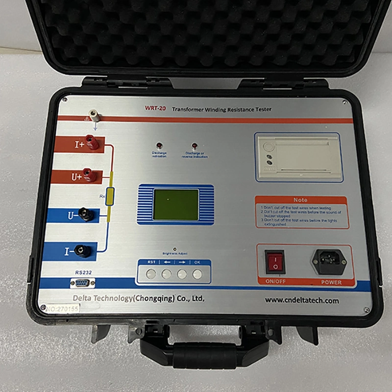 Wrt-20A Transformateur de puissance triphasé 20A DC Mètre de résistance d'enroulement