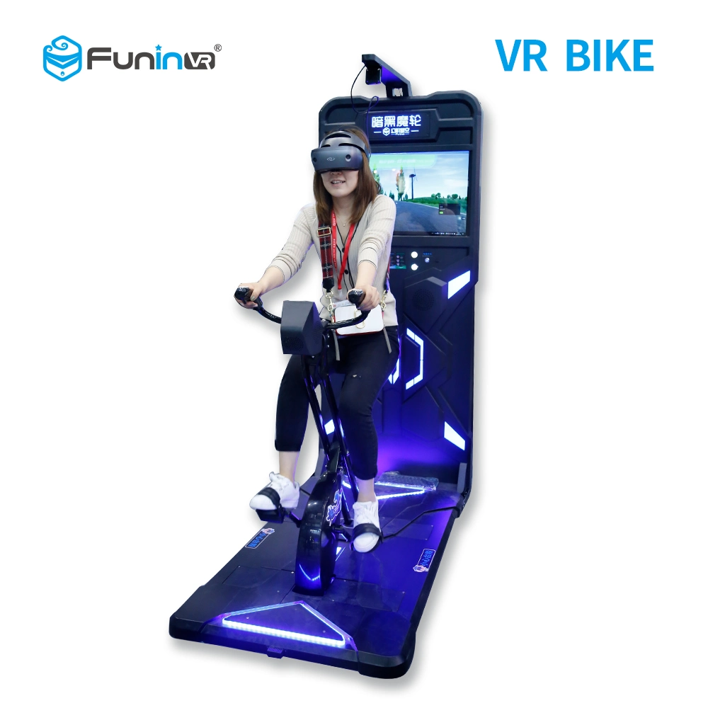 Funinvr Vr Racing Bicycle Exercise 9d Virtual Reality Bike with Screen for Advertising