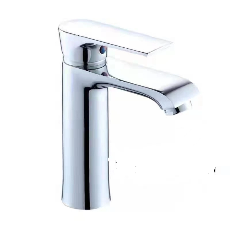 Heighten Modern Zinc Body Single Handle Basin Faucet