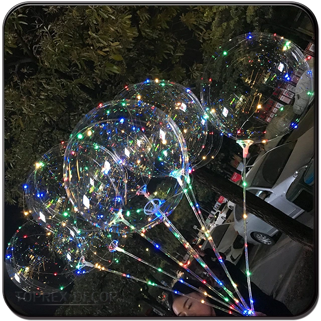 Hot Sale Bobo Balloon Party Supply LED Fairy Lights Balloons