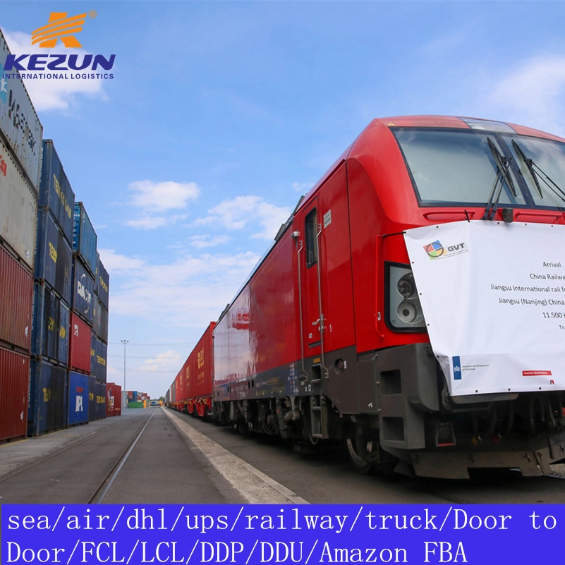 China Railway Train Shipping Rail Freight to Europe Transport Service