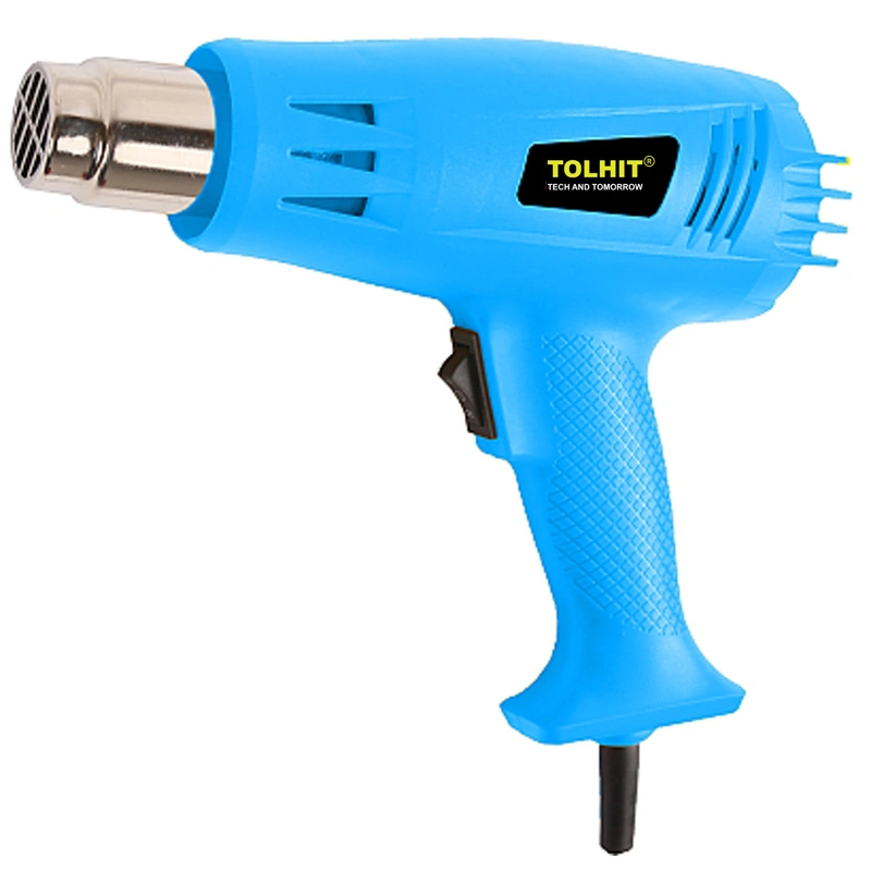 Tolhit Power Tools Supplier 1600W 2000W Electric Heating Shrink Wrap Soldering Iron Blower Sealing Plastic Welding Portable Industrial Hot Air Heat Gun