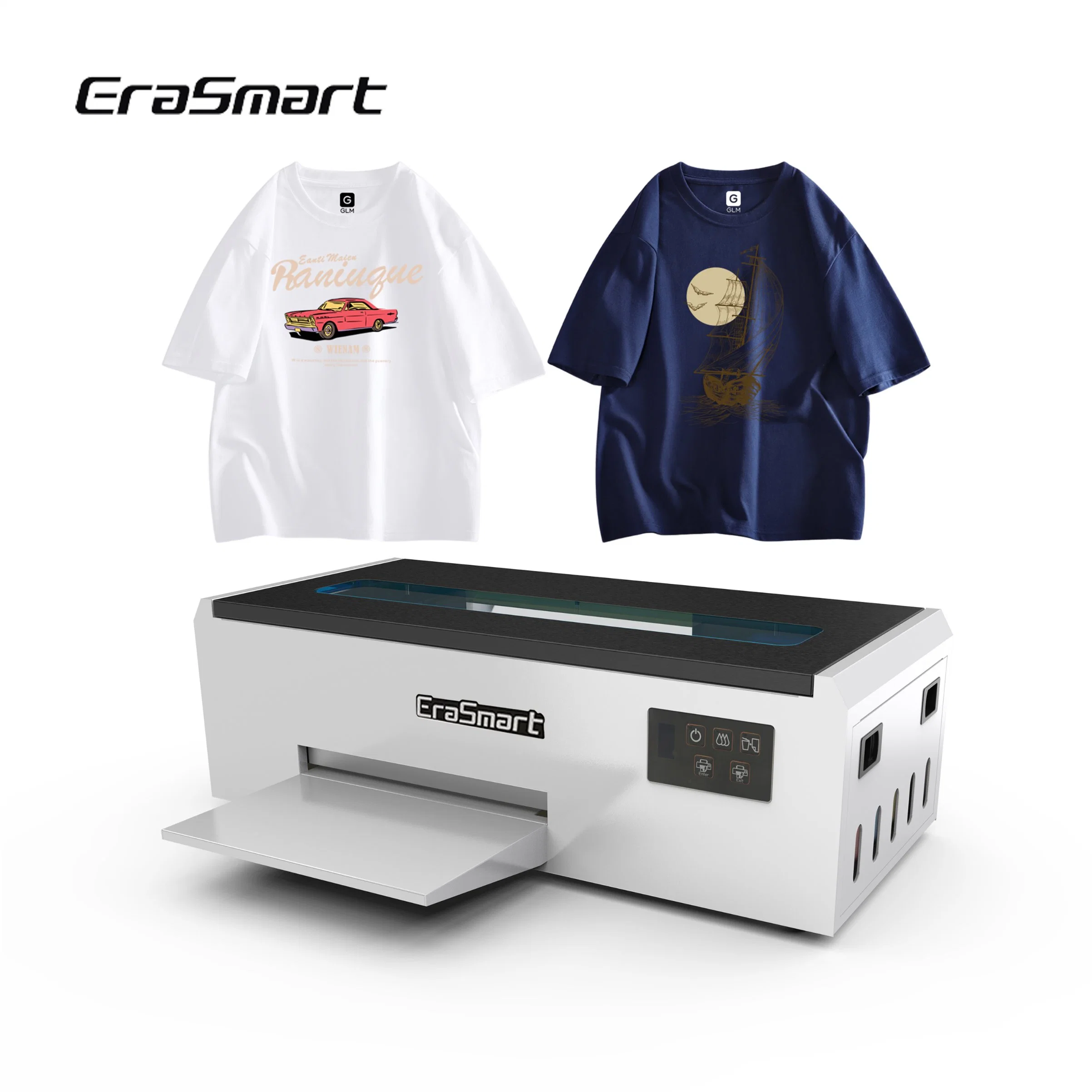 Erasmart A4 L805 L800 de escritorio de la cabeza impresora 3D de la impresora textil digital Impresora A4 de la DTF Tshirt máquina de impresión de imprenta