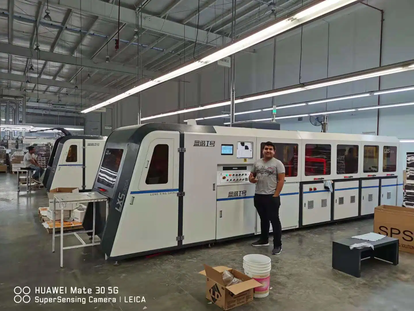 Fully Automatic Rigid Box Cell Phone Box Forming Line