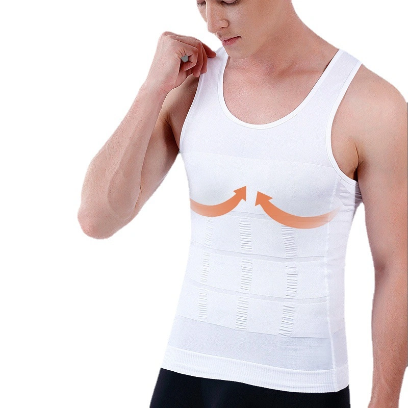 Corset de shapewear pour hommes en gros Corset Ventre Dos Cœur Débardeur Ventre