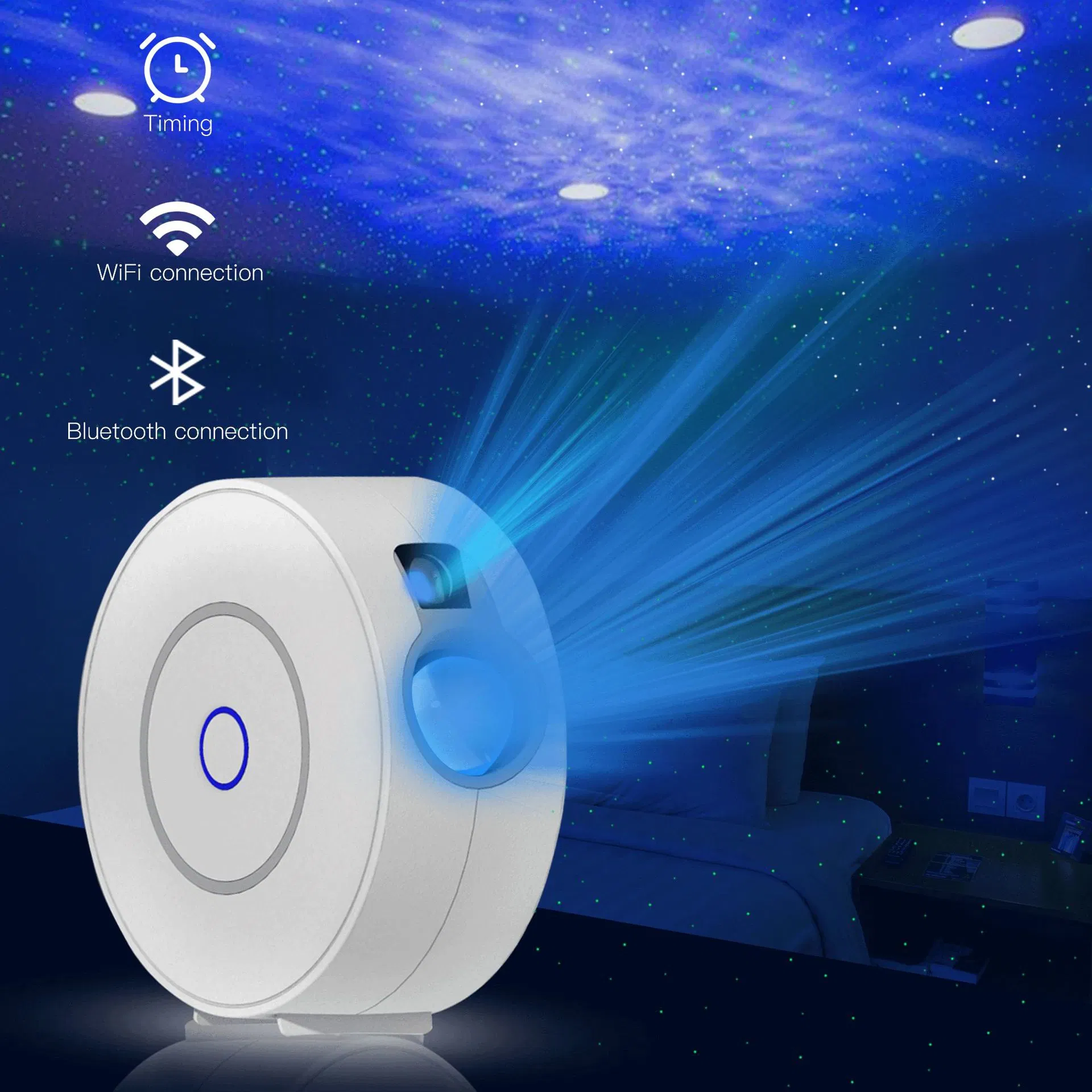 Tuya LED Star Galaxy Projector WiFi Laser Starry Projectors