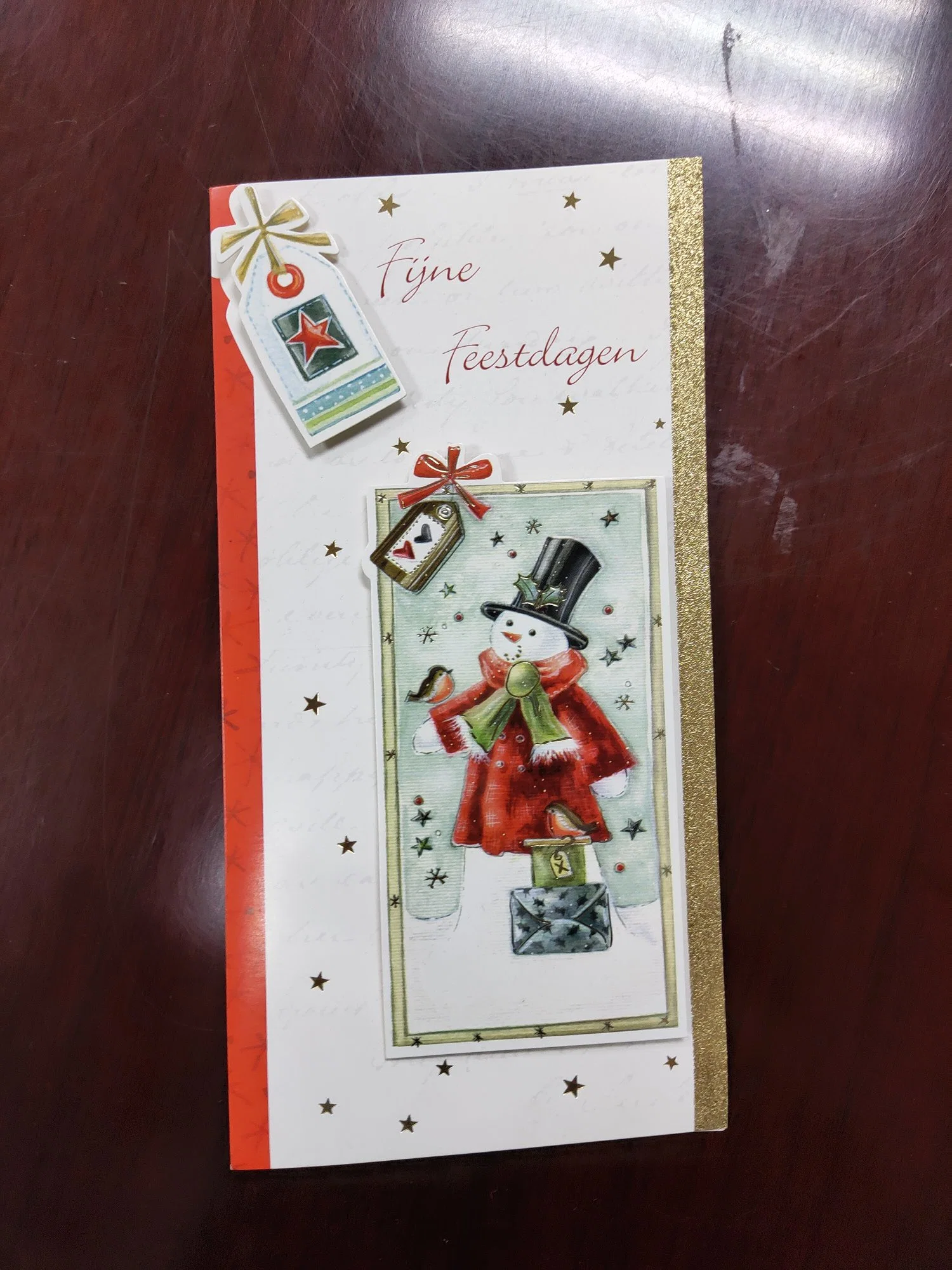 Custom Christmas Greeting Festival Gift Decoration Hanger Tag, Paper Cards