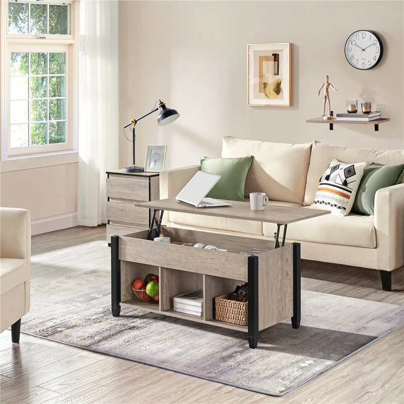 Modern Coffee Table Living Room Furniture with Storage Wooden Lift Top Coffee Table