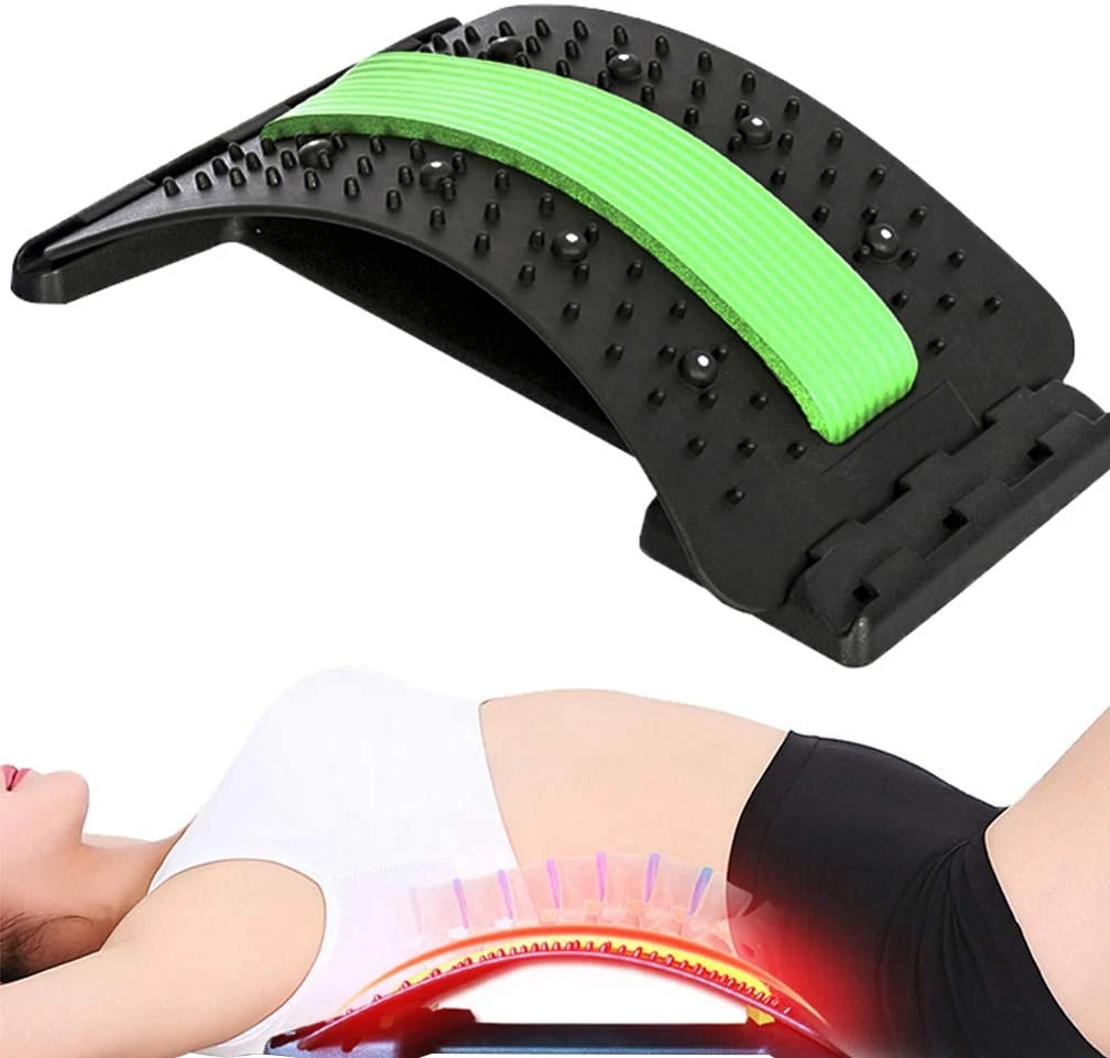 Magnetic Back Massager Pain Relieve Chiropractic Lumbar Support Back Stretcher