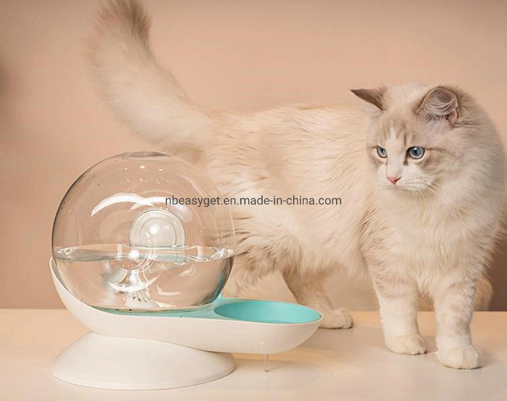 Cat Transparent Snail Shape Water Dispenser Automatic Circulation Water Dispenser Pet Water Bowl Pet Fountain Self-Dispensing Pet Feeder Esg12682