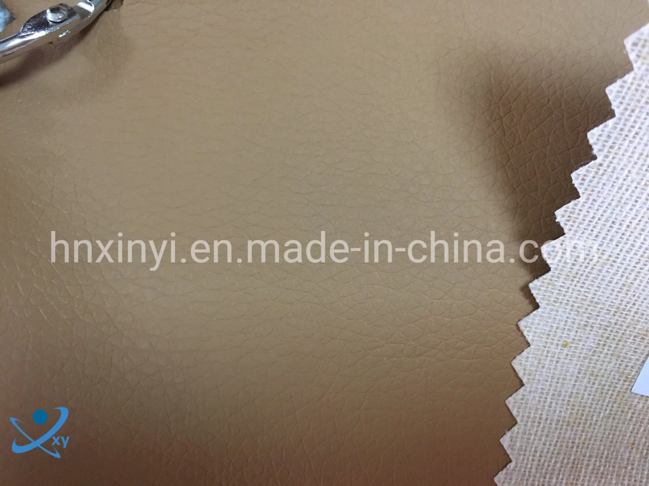 Widely Use Textured Sofa Leather Soft PU Material Synthetic Artificial Faux Leather Fabric Textiles Leather for China