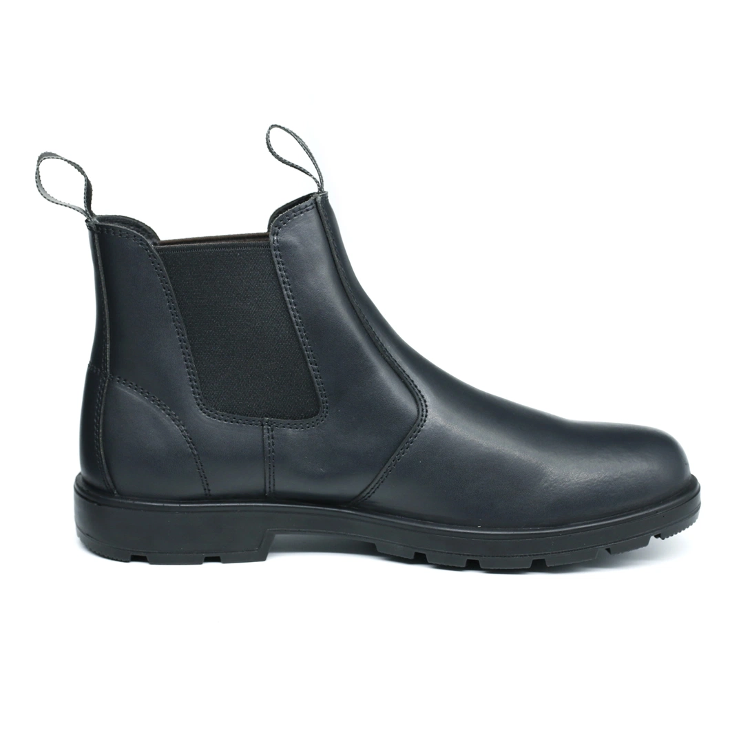 Parte superior em pele integral PU Único Sem Steel Toe Boot de Segurança do Trabalho