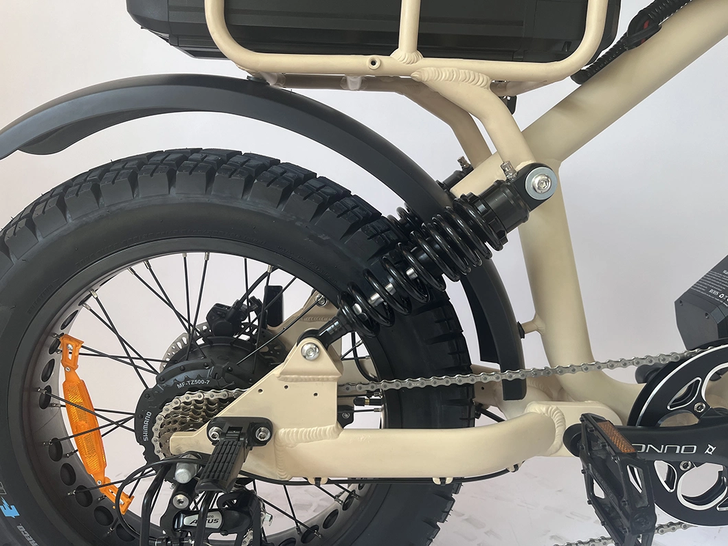 Moto elétrica de 1000 W com suspensão total a bateria de fábrica na China