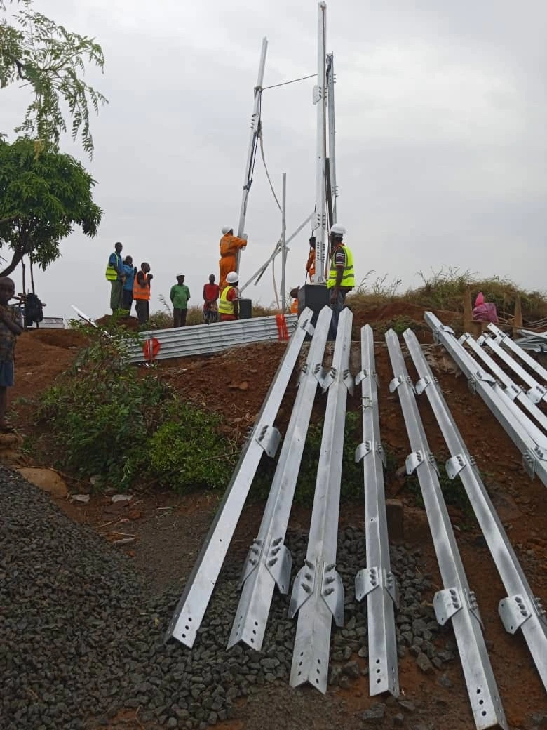 Steel Tower Generator Cage Accessories with Hot DIP Galvanized