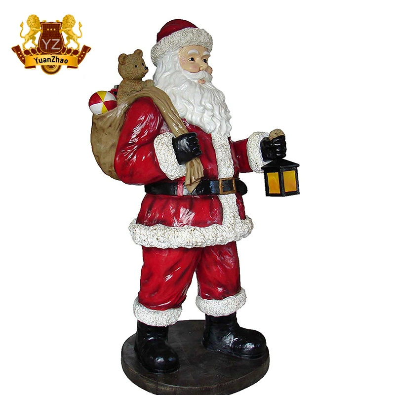 Christmas Yard Inflatables Statue Gift Bag Elk Santa Claus for Garden Outdoor Decoration