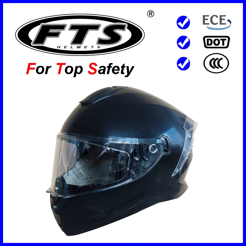 Motorcycle Full Face Helmet with Double Visors, DOT and ECE Certified