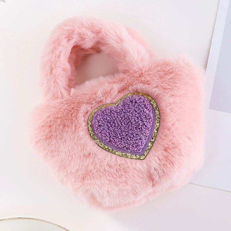 Sweet Soft Fake Rabbit Fur Plush Bags Coin Purse Toy Manufacturer OEM Wholesale/Supplier Gift Promotional Popular Halloween Thanksgiving