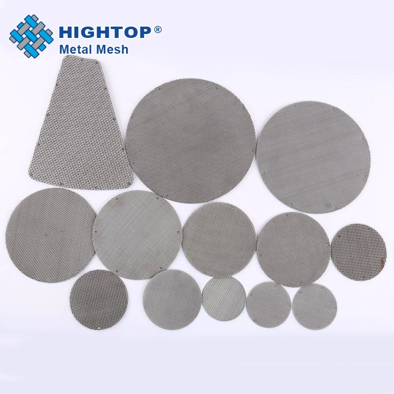 1 3 5 10 20 Micron 304 316 316L Stainless Steel Wire Mesh Sintered Filter Disc