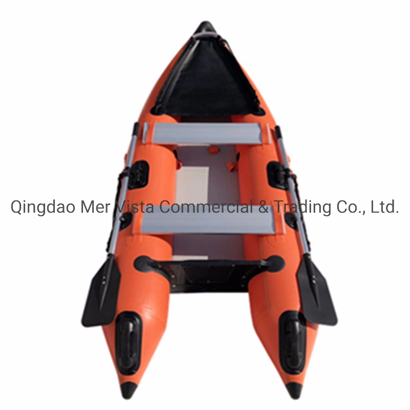 China Canoa hinchable de PVC resistente plegado 365 Pesca Kayak de 2 personas