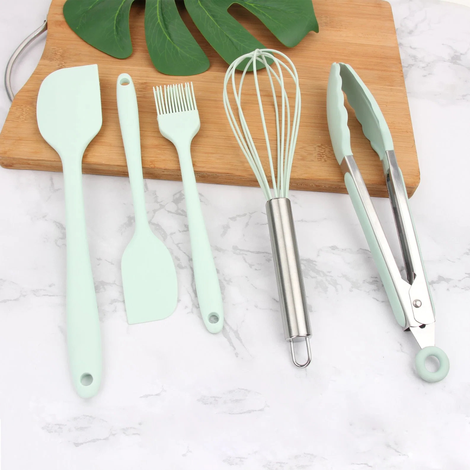 Venta caliente para uso alimentario menaje de cocina Accesorios Cocina Herramientas de Cocina utensilios de cocina de silicona Set