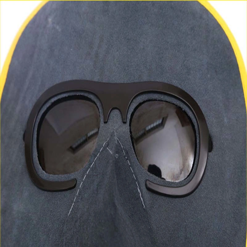 Leather Suede Full Face Welding Mask