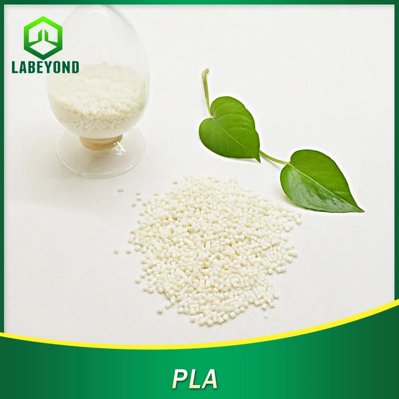 100% من المواد الخام البلاستيكية القابلة للتحلل البيولوجي الأحماض Polylactic Acid Pla