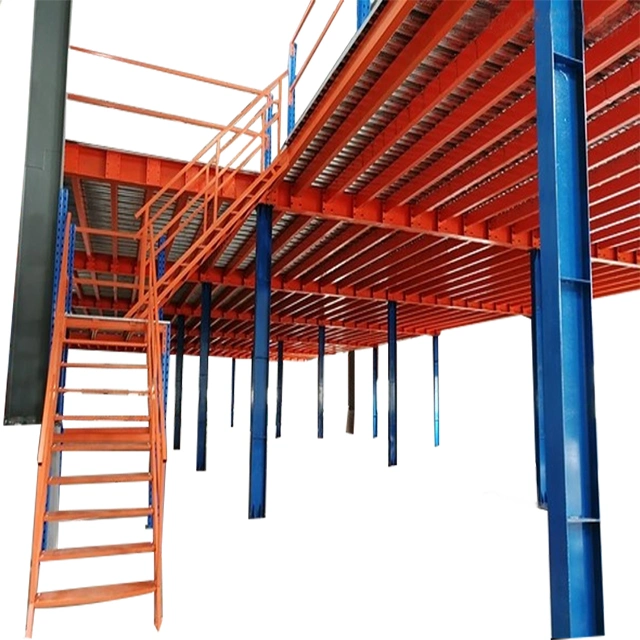 Adjustable Warehouse Steel Mezzanine Heavy Duty Shelf Rack Storage