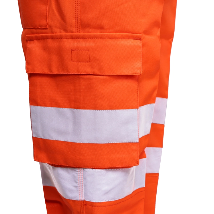 OEM Hersteller Kleidung Sicherheitshosen Work Men Hi-Vis Reflektierende Bänder Hose