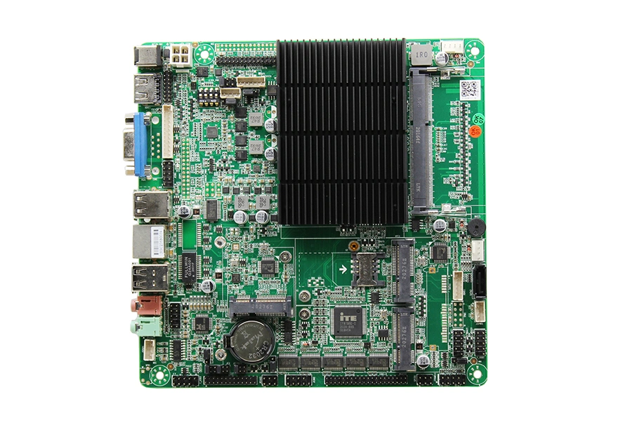 OEM Intel J1900 1 LAN 6 COM Mainboard, lüfterloses Mini ITX Mainboard, Hauptplatine